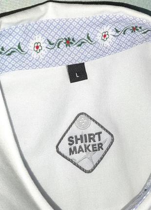 🎁1+1=3 базова біла приталена блуза сорочка zuger, розмір 48 - 507 фото