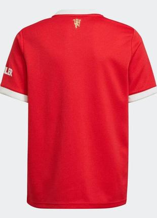 Футбольна ігрова футболка (джерсі) adidas manchester united (s-xl)2 фото