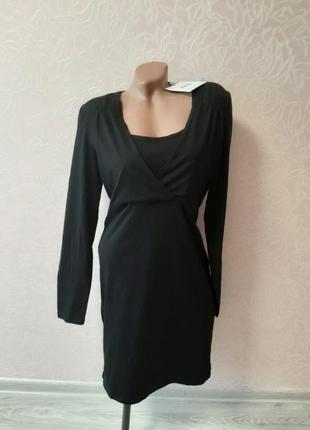 Чорна сукня на 46р.