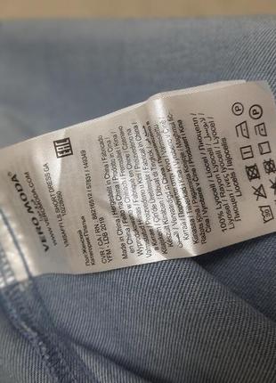 Новое актуальное джинсовое прямое платье рубашка лиоцелл7 фото
