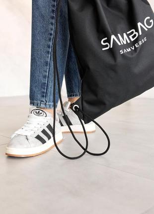 Женская рюкзак-сумка sambag cros черная7 фото