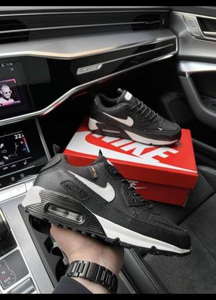 Мужские кроссовки nike air max 90 surplus new black white