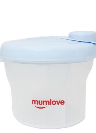 Контейнер для сухої суміші mumlove mgz-0115 (blue) 200 мл