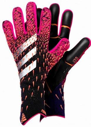 Воротарські рукавиці adidas goalkeeper gloves predator футбольні рукавиці адідас предатор1 фото
