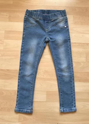 Джеггинсы, джинсы для девочек на рост 110/116 см2 фото