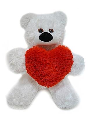 М'яка іграшка "ведмедик бублик із серцем" 5784686aln 43 см