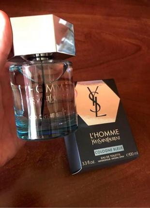 Yves saint laurent l'homme cologne bleue парфуми для чоловіків 101 фото