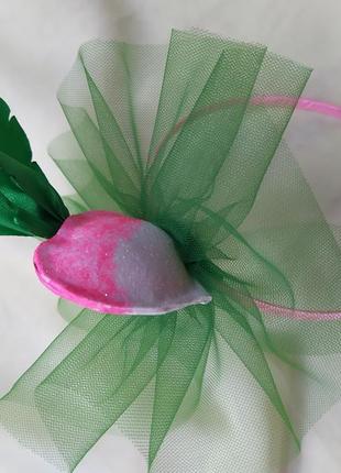 Обруч редис, обідок редька, віночок на свято осені