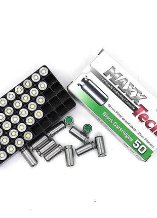 Патрон холостий maxxtech 9 мм пістолетний zinc plated3 фото