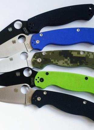 Ніж складний spyderco paramilitary 2 нож спайдерко в асортименті