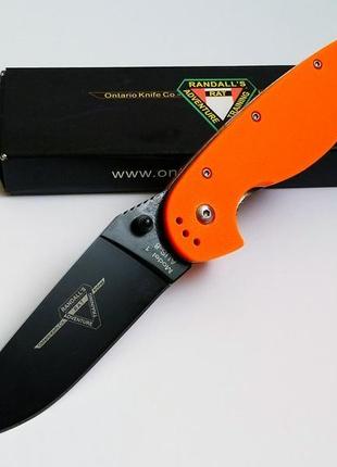 Ніж ontario rat криса folder model 1 orange