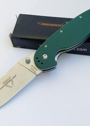 Ніж ontario rat folder криса model 1 green satin