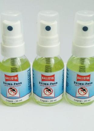 Спрей ballistol stichfrei від комарів та кліщів 20 мл2 фото