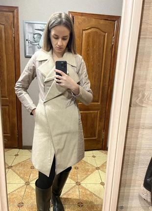 Пальто натуральная кожа