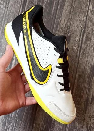 Футзалки nike tiempo legend 9 ic / бампы залки найк темпо тиемпо легенд 9