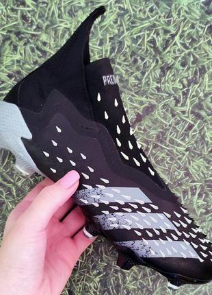 Футбольные бутсы adidas predator freak+ fg копы для футбола адидас предатор фрик без шнурков