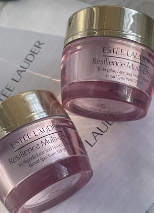 Оригинальн! дневной лифтинговый крем estee lauder resilience multi-effect spf 15 для сухой кожи лица и шеи