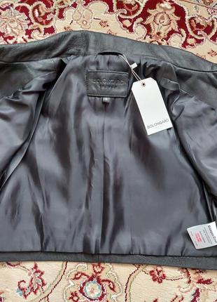 Кожаная куртка пиджак5 фото