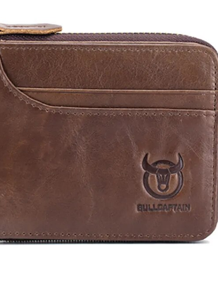Чоловічий гаманець bullcaptain, з натуральної шкіри.