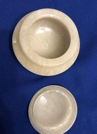 Винтажная шкатулка из натурального камня оникса