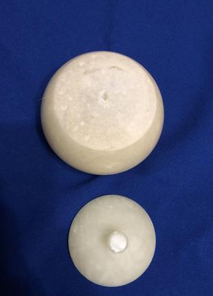 Винтажная шкатулка из натурального камня оникса