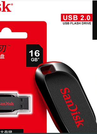 Usb-флешнакопичувач original sandisk, 16 гб.