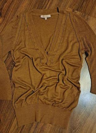 Блуза, кофта люкс бренда sandro, лен, размер 1.2 фото