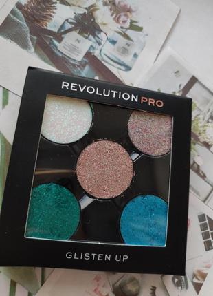 Глітери палетка тіні змінний блок revolution pro magnetic glitter eyeshadow3 фото