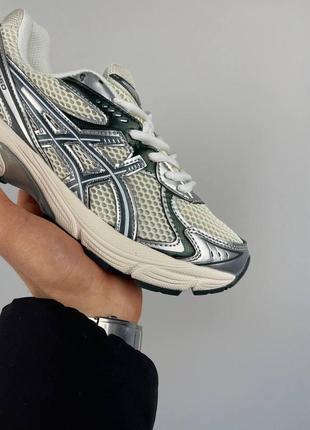 Кроссовки женские asics gt-2160 white silver black8 фото