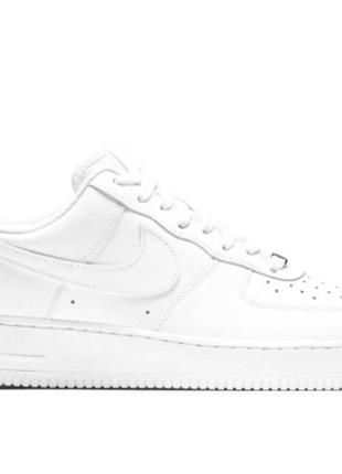 Nike air force 1 low white3 фото