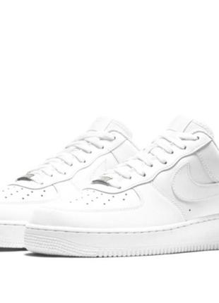 Nike air force 1 low white2 фото