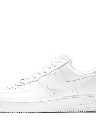 Nike air force 1 low white1 фото