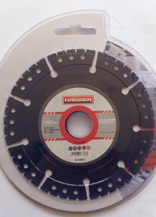 Диск алмазний haisser multipurpose professional (125*1,2*22,2 мм)