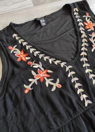 Шикарное натуральное летнее платье сарафан4 фото