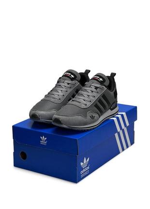 Чоловічі кросівки adidas runner pod-s3.1 dark gray black2 фото