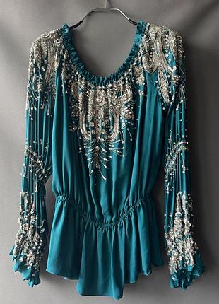 Naeem khan шовкова блуза