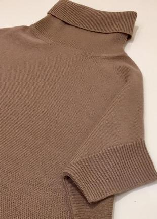 Новий.светр гольф бренду marc o'polo relaxed dropped shoulder wool & cashmere sweater beige camel.4 фото