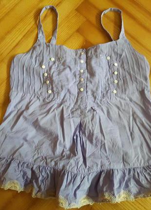 Бавовняний топ від датського бренду noa noa! p.-xs