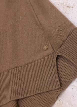 Новий.светр гольф бренду marc o'polo relaxed dropped shoulder wool & cashmere sweater beige camel.8 фото