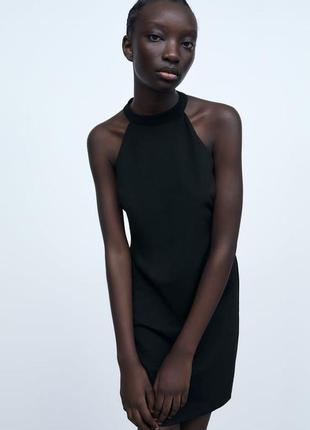 Платье в рубчик h&m ribbed jersey dress - s-m