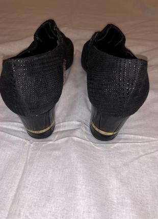 Туфли женские giuseppe mancini, черные на каблуке7 фото