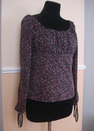 Летняя трикотажная кофточка блузка с цветочным принтом большого размера 18(xxxl)2 фото