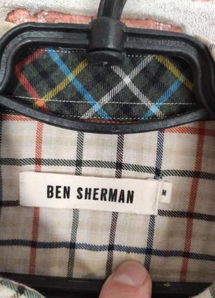 Легкая рубашка в клетку ben sherman3 фото