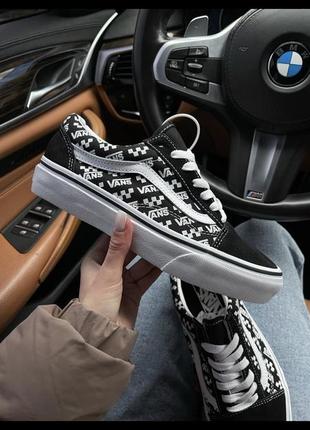 vans old skool pro punk black true white