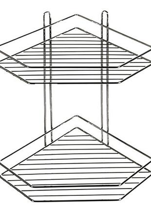 Mh-1981 полиця у ванну кутова stenson 20.5 х 20.5 х 33.3 см