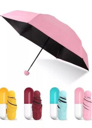 Мини-зонт в футляре «капсула»1 фото