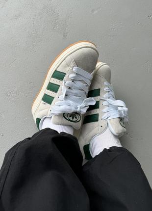 Adidas campus 00s beige/green