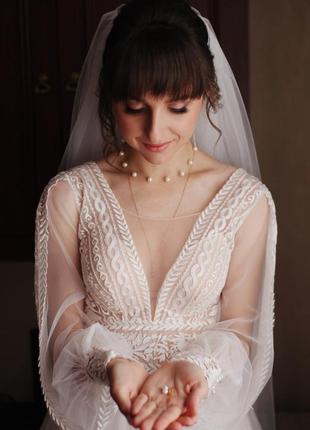 Весільна сукня в стилі бохо3 фото