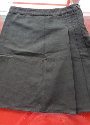 Morrison школьная черная юбка девочке 8-9л 128-134см