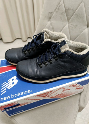 Красовки кросівки утеплені шкіра кожа new balance 754 зима